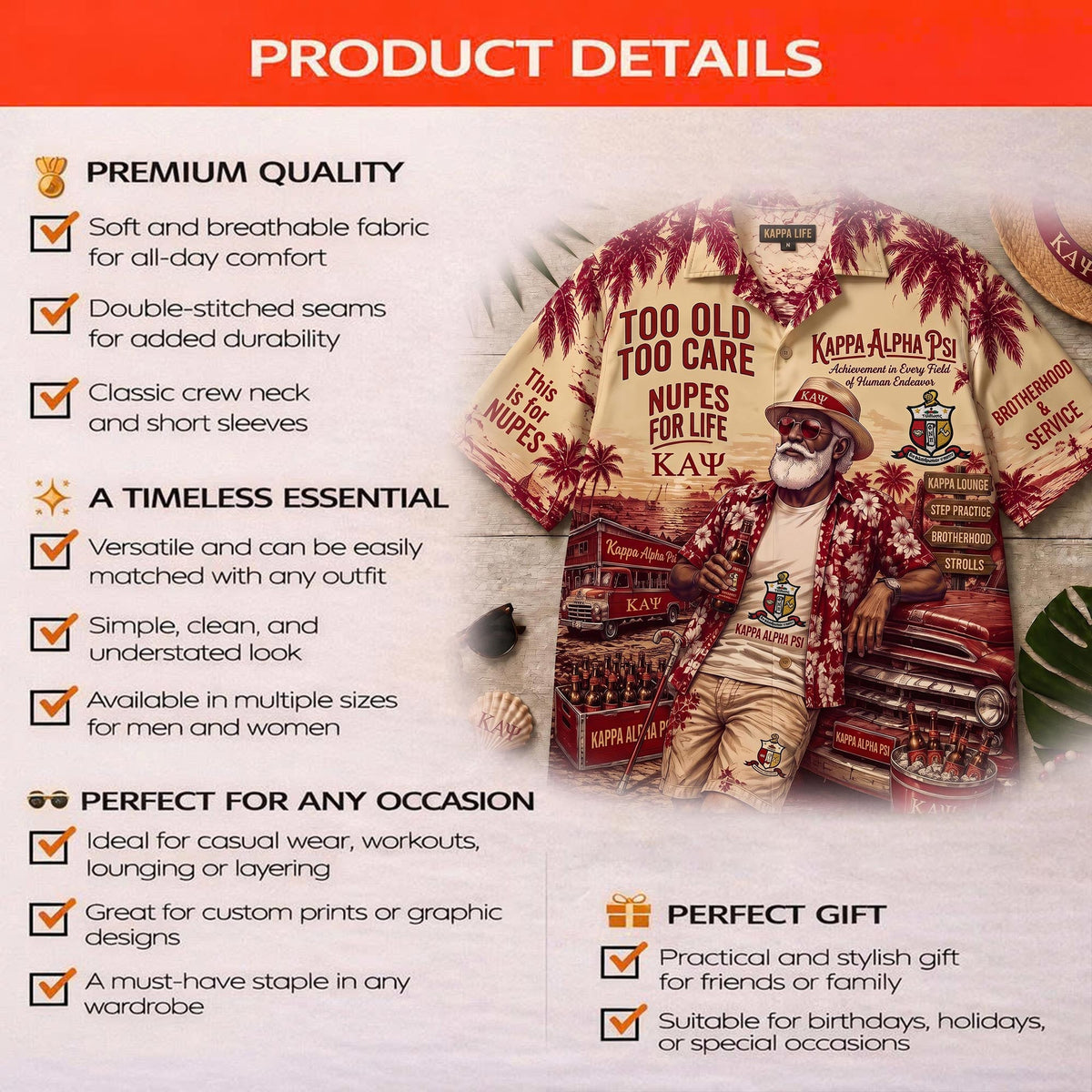 PREMIUM HAWAIIAN SHIRT TLQ DBD KAP 3007261