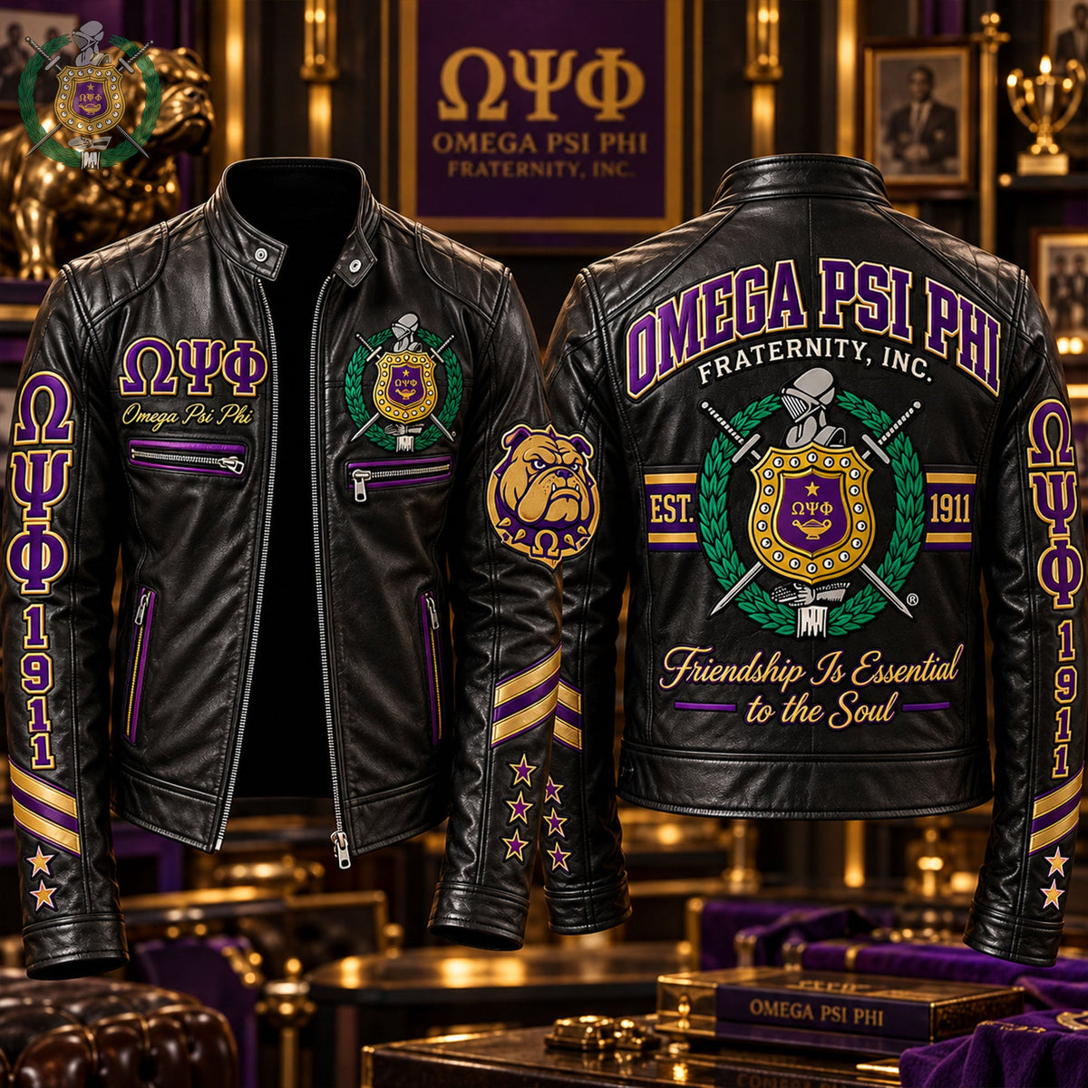 Men's Leather Jacket HANNN TND OPP 2010268