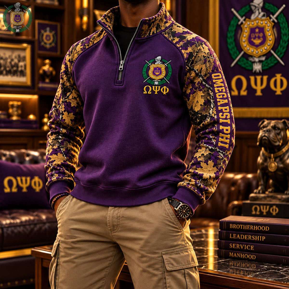 PREMIUM COZY SHERPA COLLAR PULLOVER HANNN TND OPP 2210265