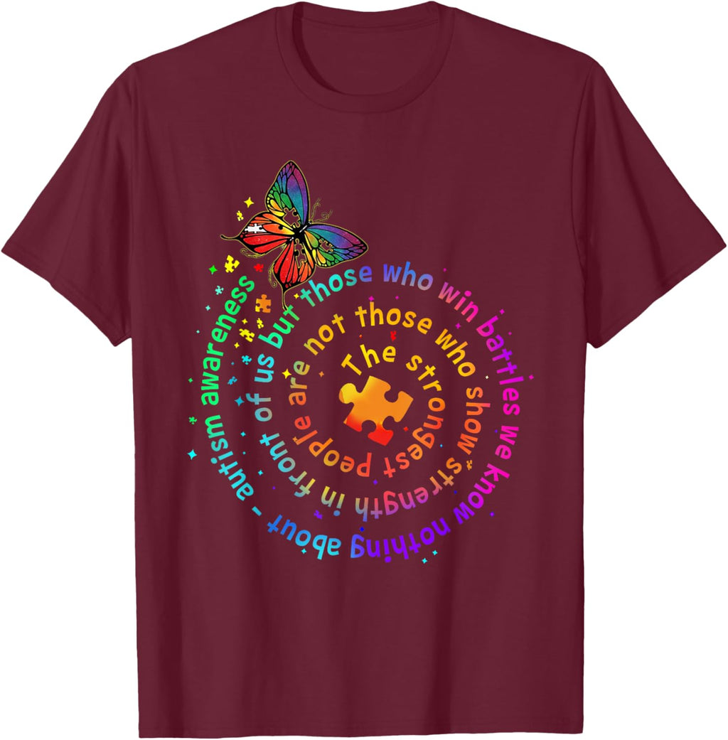 The Strongest People Butterfly Autism Awareness