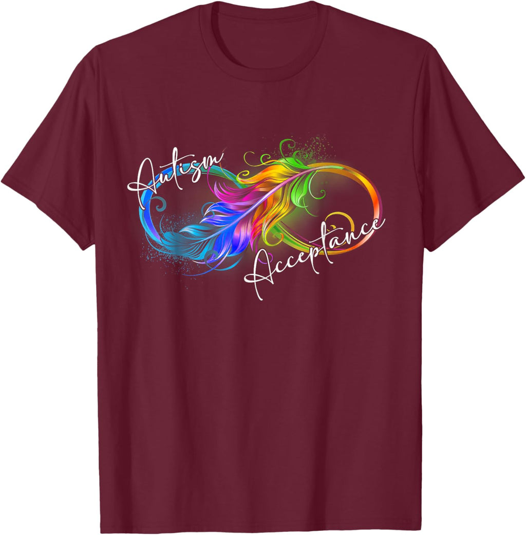 Autism Red Instead Infinity Symbol Autistic Acceptance