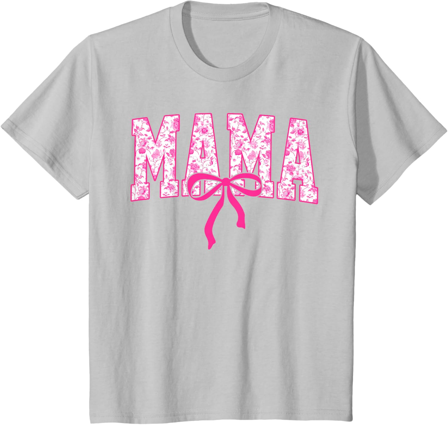 Coquette Pink Chinoiserie Mama Floral Bow Mom Mothers Day