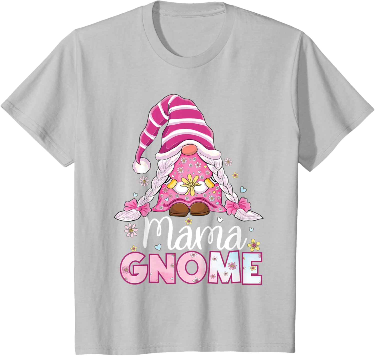 Flower For Mom Gnomies Cute Gnome Mom Happy Mother's Day