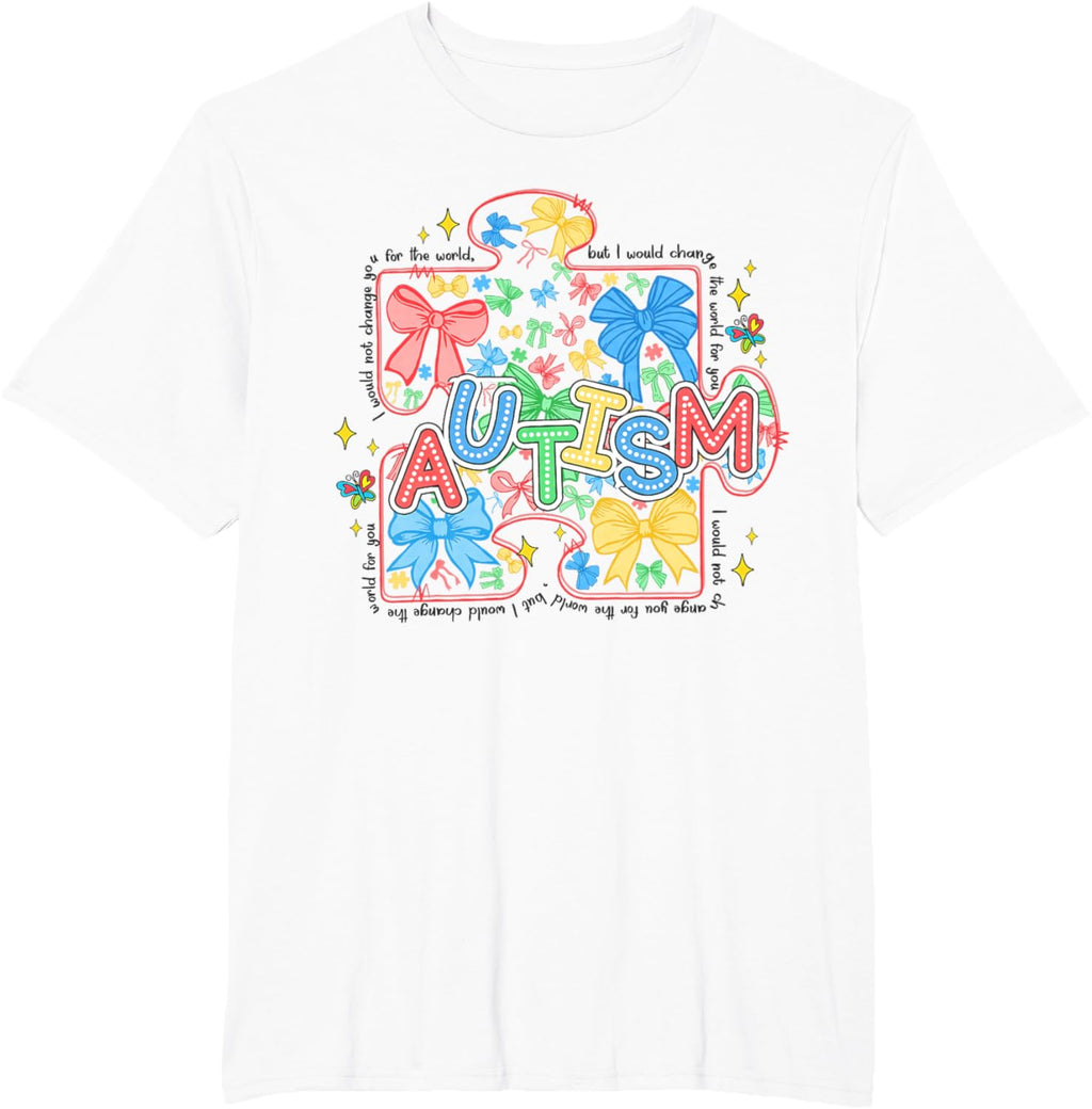 Autism Awareness Coquette Bow Autism Awareness Puzzle Piece