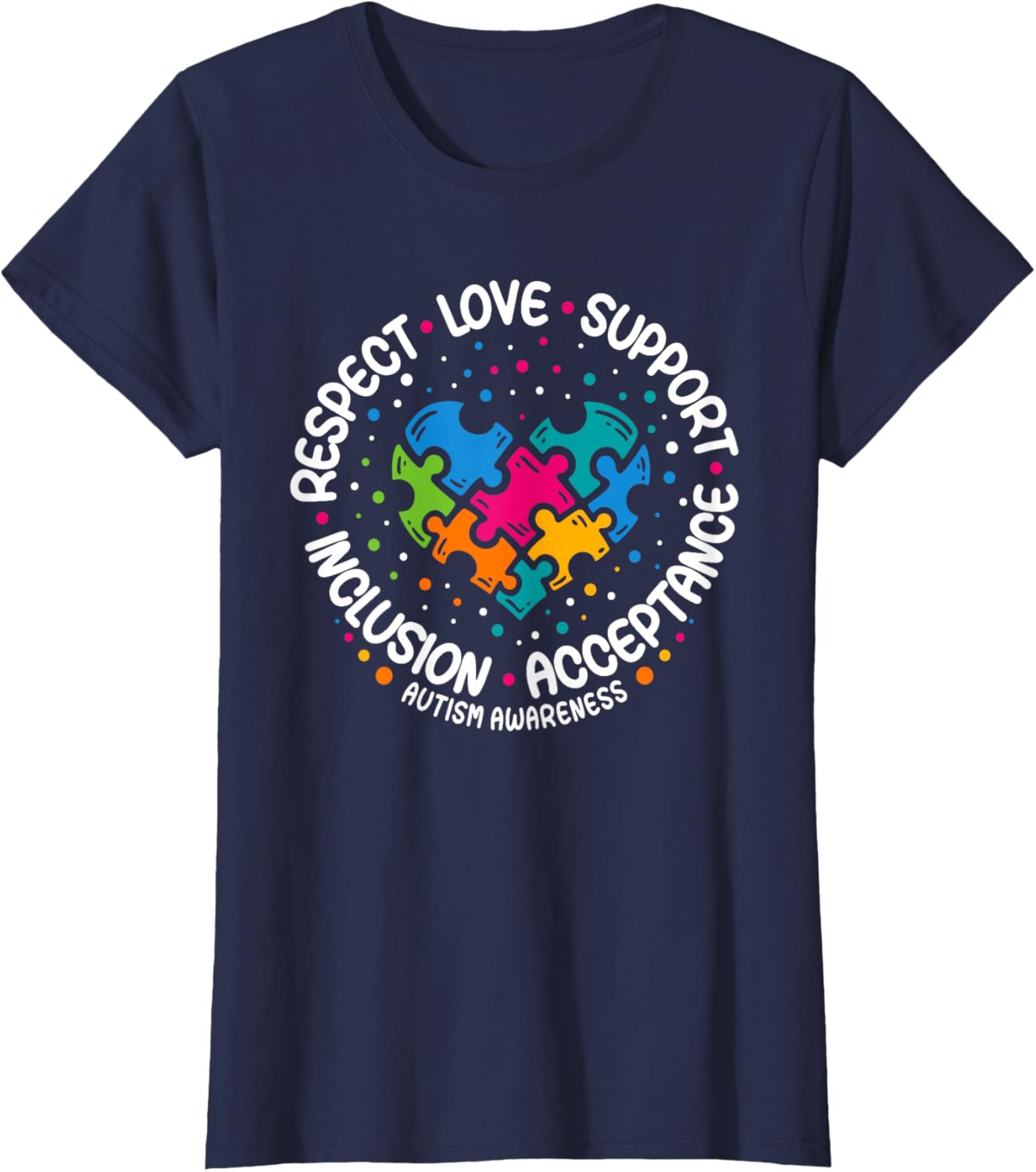 Autism Awareness Respect Love Support Blue Autism