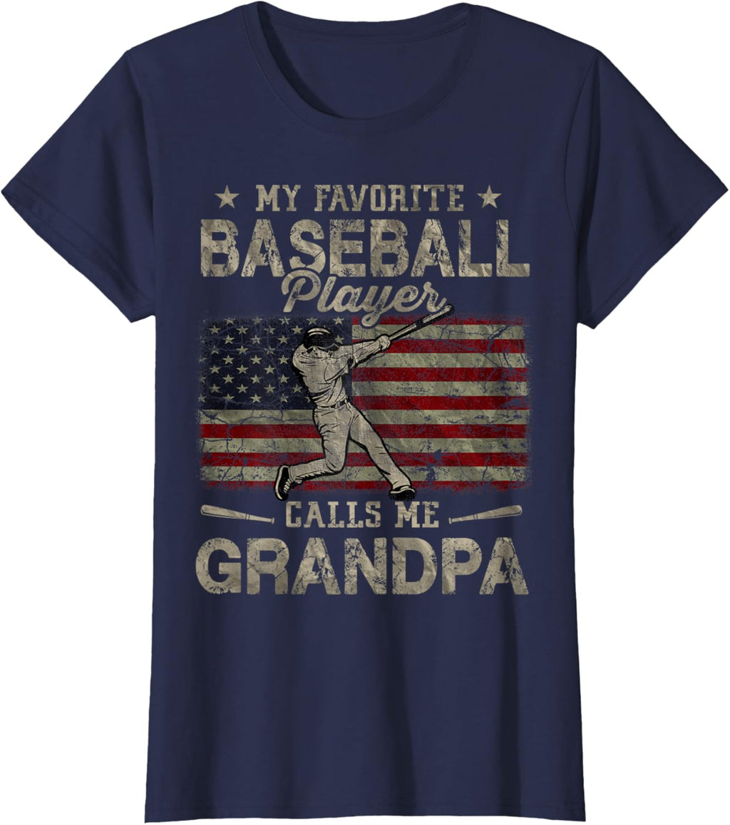 My Favorite Baseball Player Calls Me Grandpa Father's Day