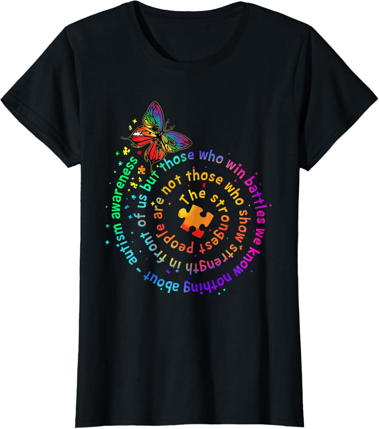 The Strongest People Butterfly Autism Awareness
