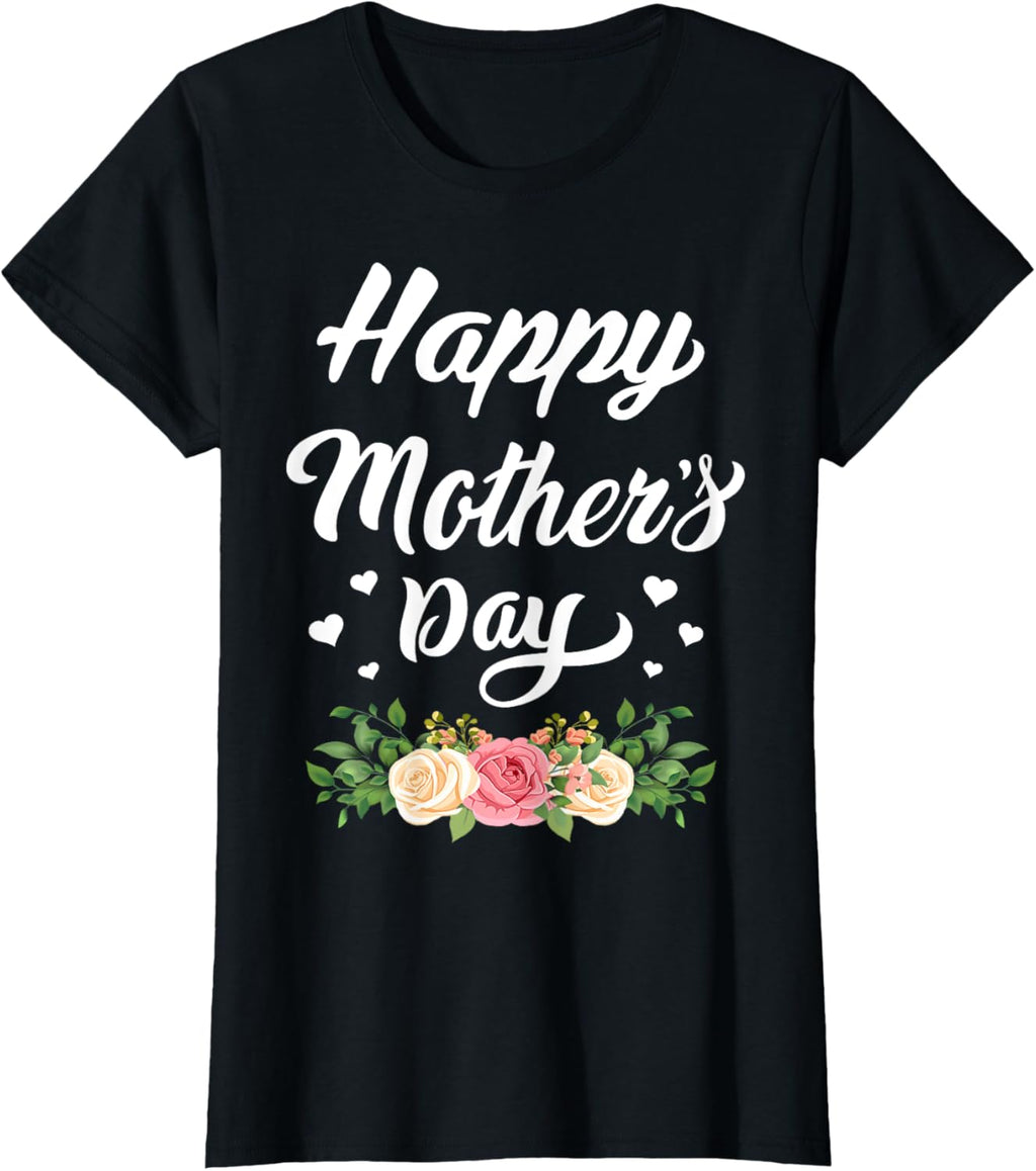 Happy Mother's Day 2024 Tshirt for Women Mom Grandma Mother Shirt