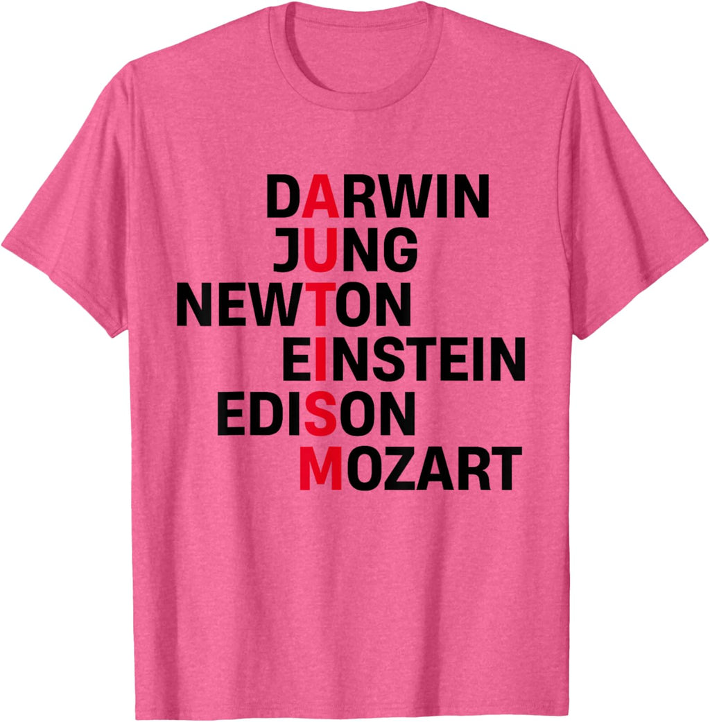 Darwin Jung Newton Einstein Edison Mozart Autism Awareness