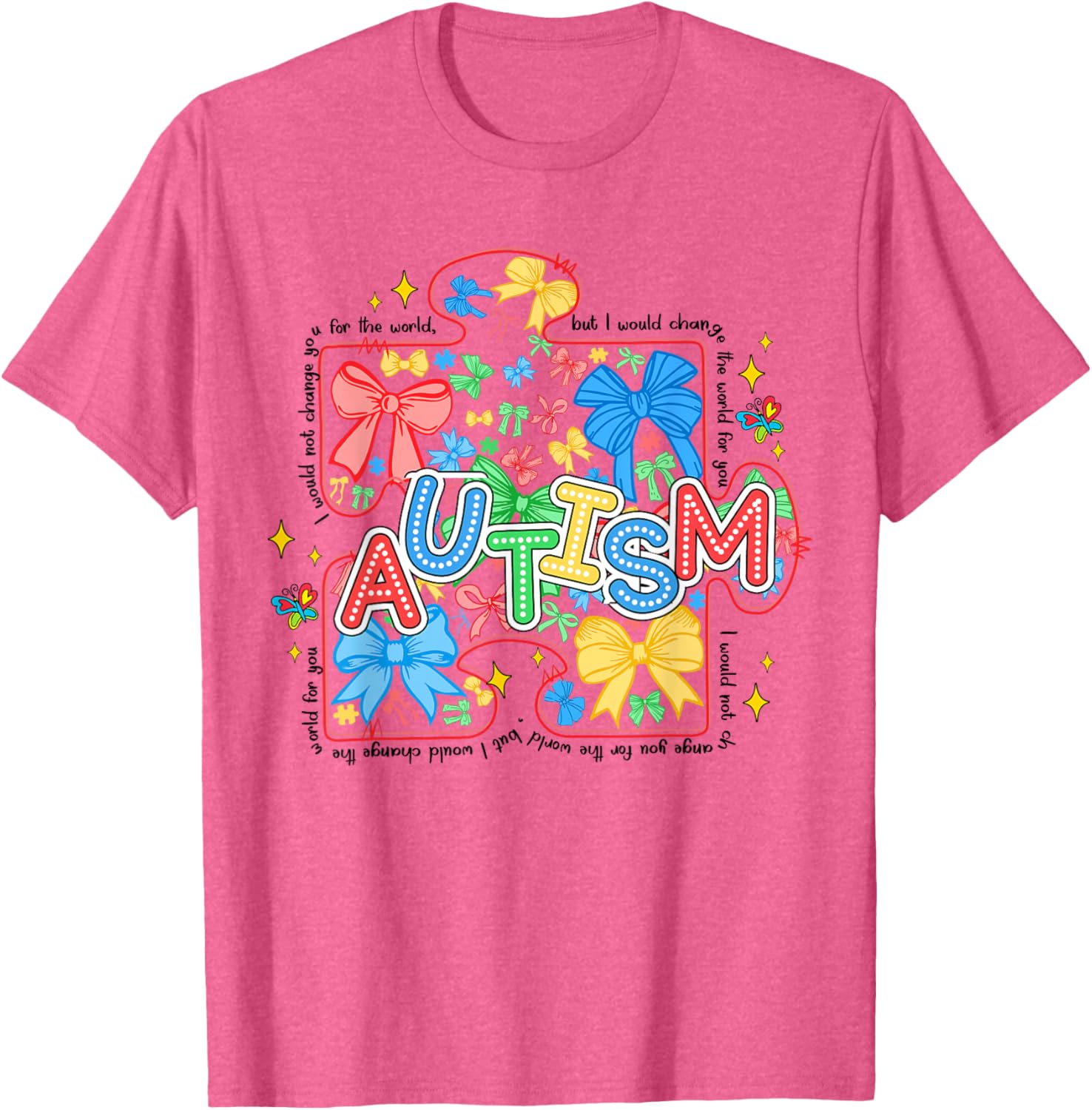 Autism Awareness Coquette Bow Autism Awareness Puzzle Piece