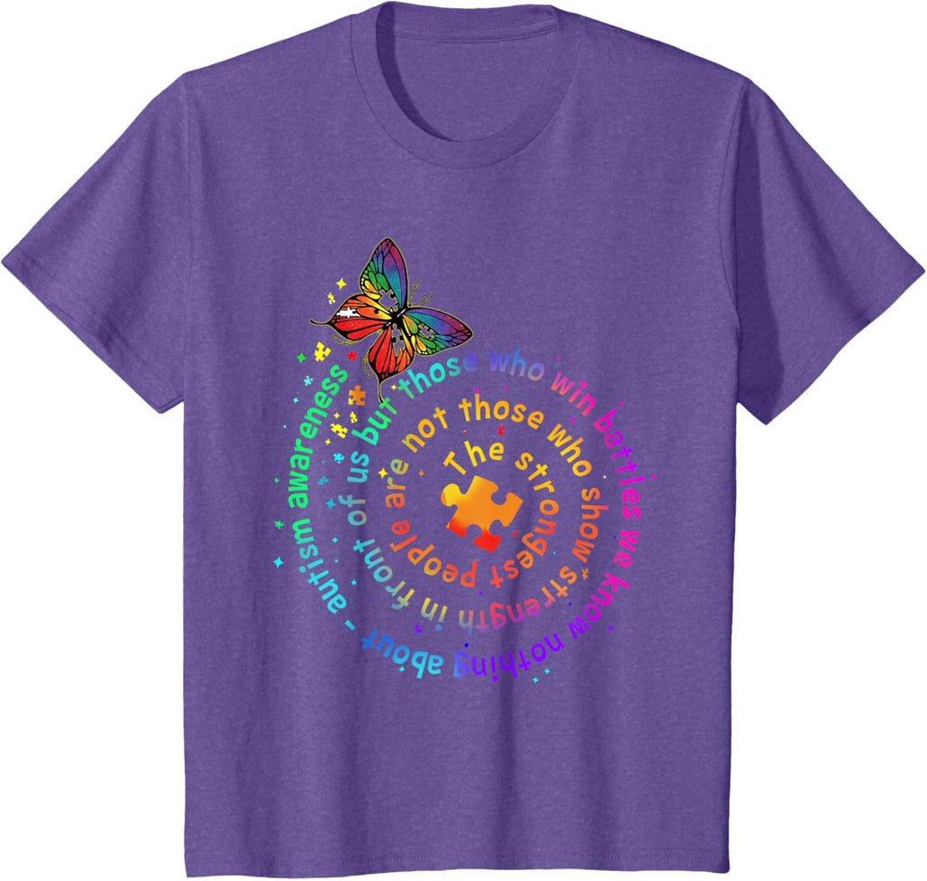 The Strongest People Butterfly Autism Awareness