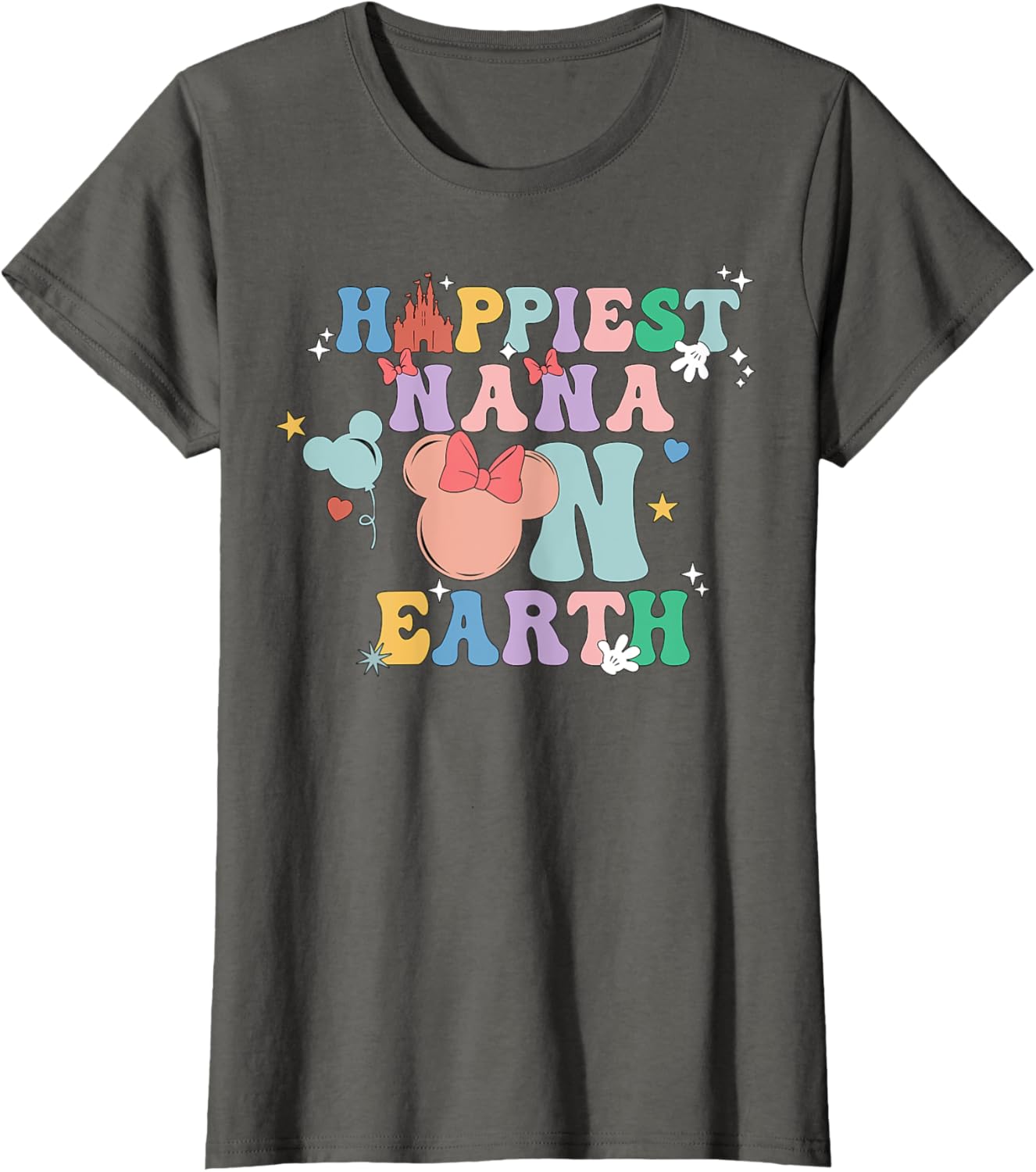 Happiest Nana On Earth Groovy Mom Mother's Day Mother Shirt