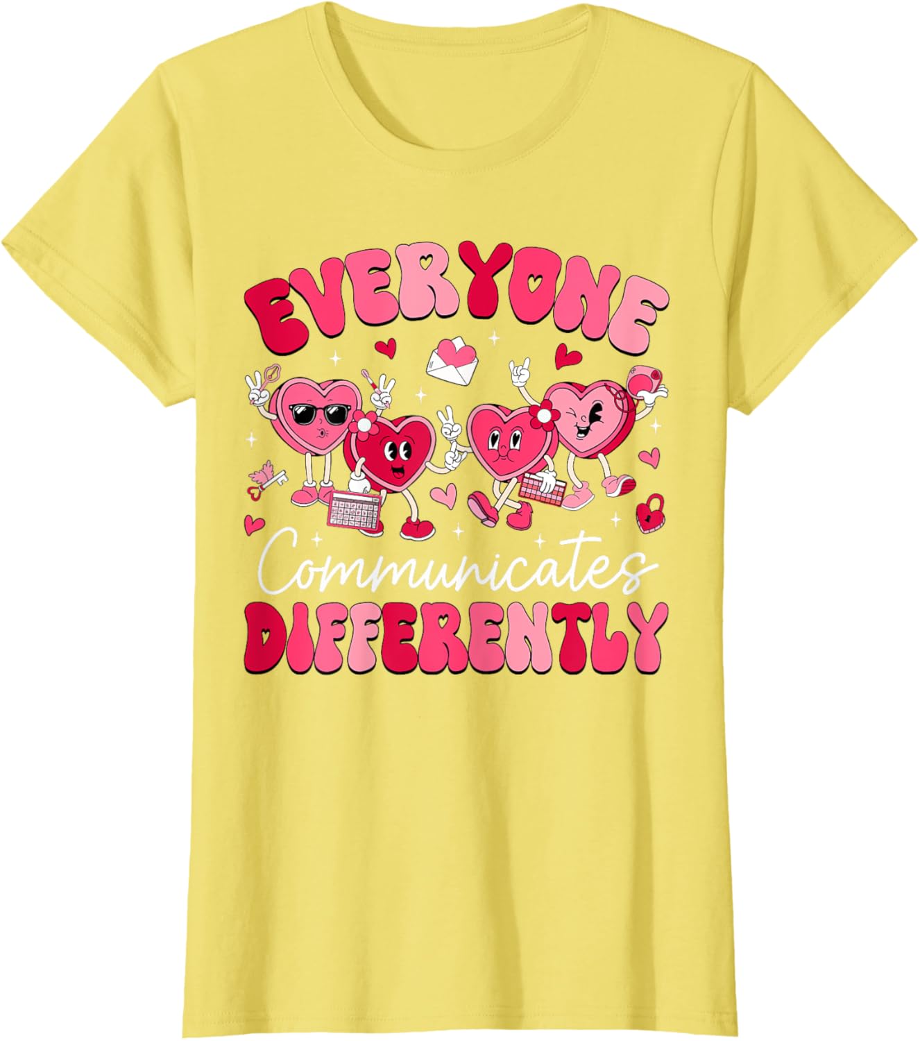 Everyone Communicates Differently Autism Valentines Day