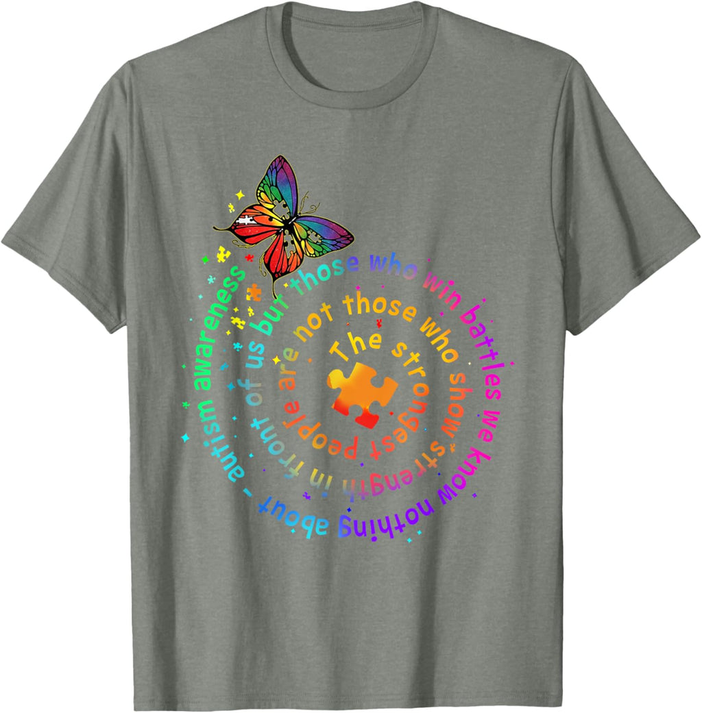 The Strongest People Butterfly Autism Awareness