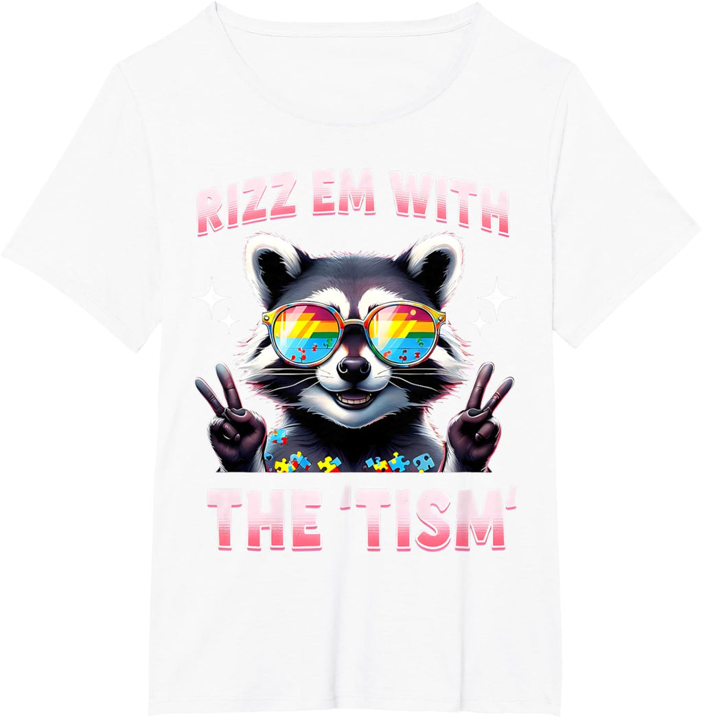 Autism Funny Rizz Em With The Tism Meme Autistic Racoon