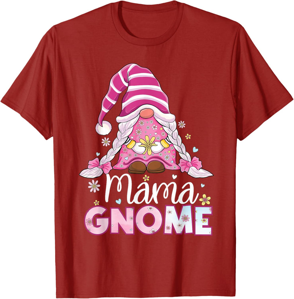 Flower For Mom Gnomies Cute Gnome Mom Happy Mother's Day