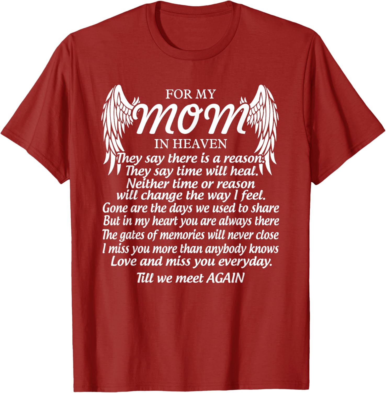 For My Mom In Heaven Love My Mom So Much Missing Mother Day