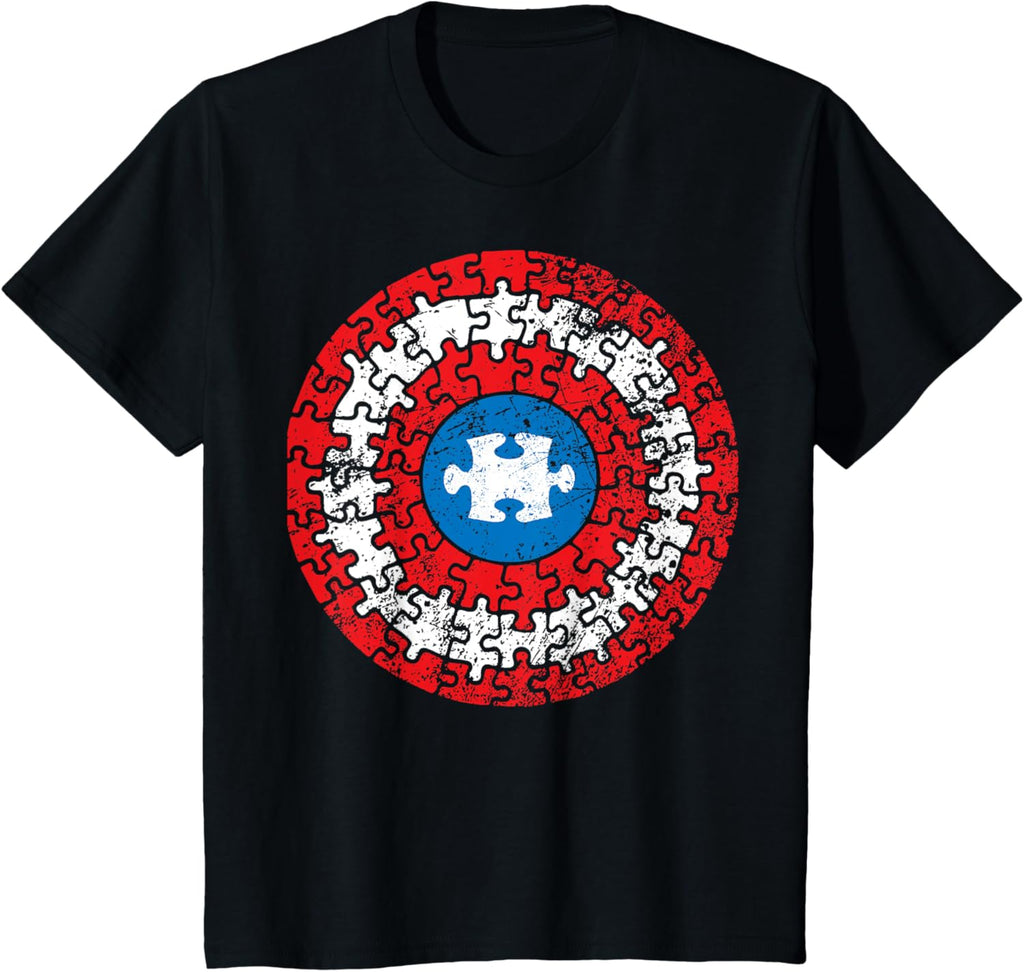 Autism Awareness Captain Shirt Support Autistic Superkid