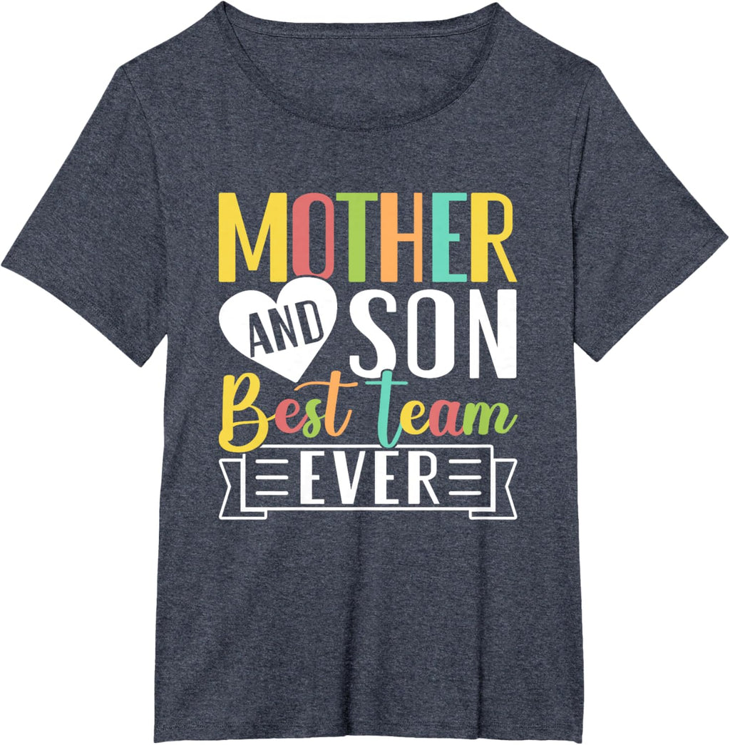 Mothers Day Mama Mom Son Love Mommy Mama Mother's Black Unisex Classic Fit Crew Neck Short Sleeve Mother Shirt