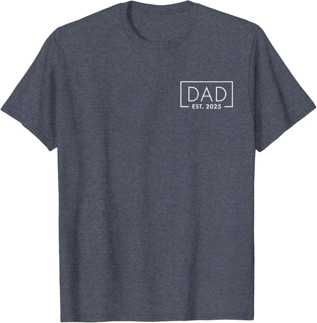 Birth Gift Co. Funny 1st Time Dad EST 2025 New Dad New First Fathers Day