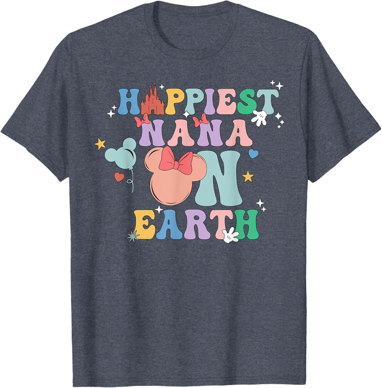 Happiest Nana On Earth Groovy Mom Mother's Day Mother Shirt