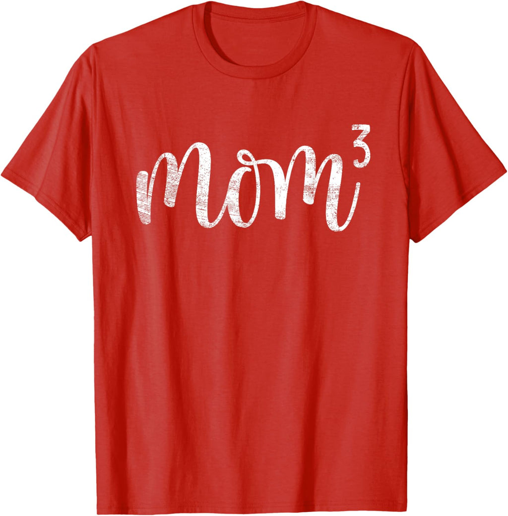 Mom3 Mom Cubed Mother of Three Mama of 3 Gifts Mothers Day