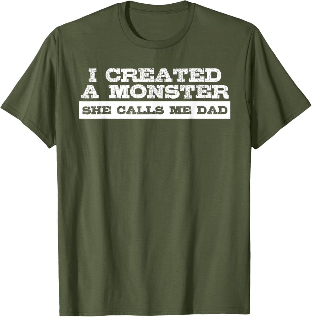 Funny Tshirt Gift for Dad from Daughter First Father's Day