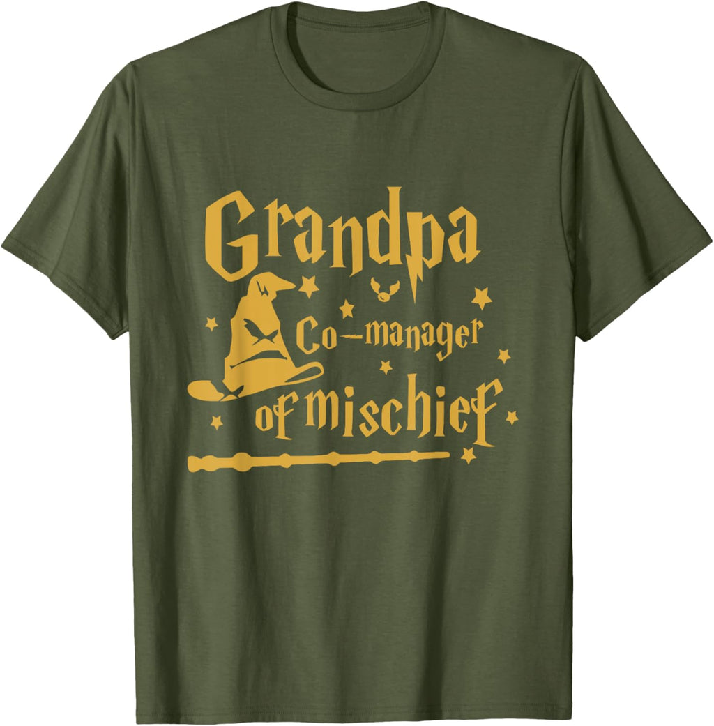 Funny Men Magical Grandpa Manager of Mischief Father's Day
