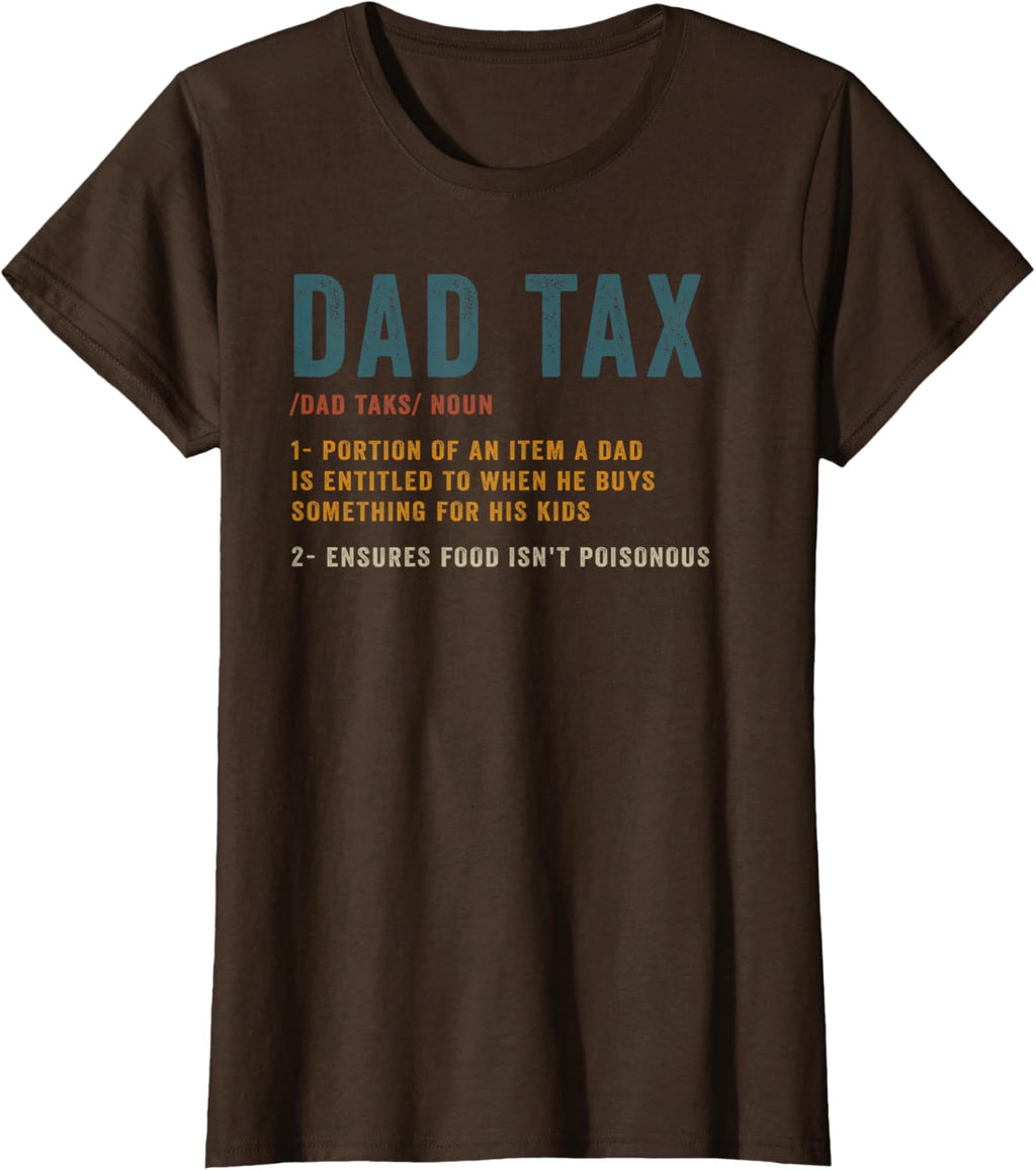 Vintage Dad Tax Definition Men Funny Father's Day