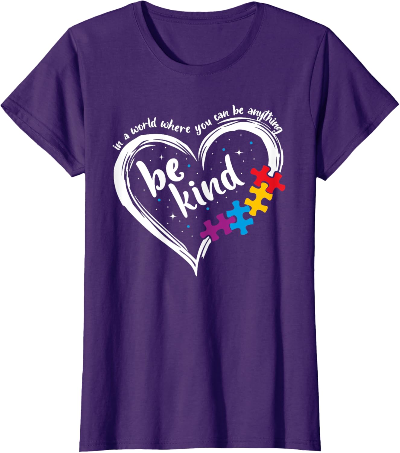 Autism Be Kind Women Blue Be Kind Autism Awareness