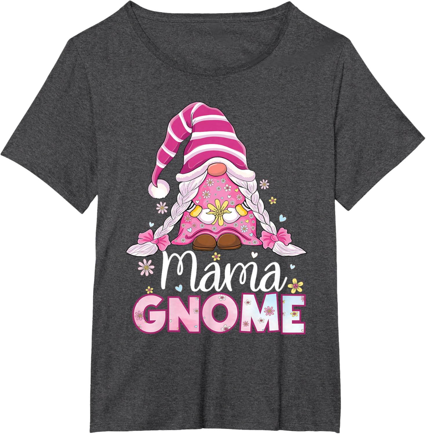 Flower For Mom Gnomies Cute Gnome Mom Happy Mother's Day