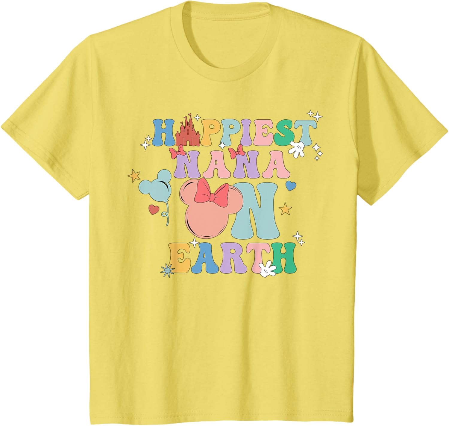 Happiest Nana On Earth Groovy Mom Mother's Day Mother Shirt