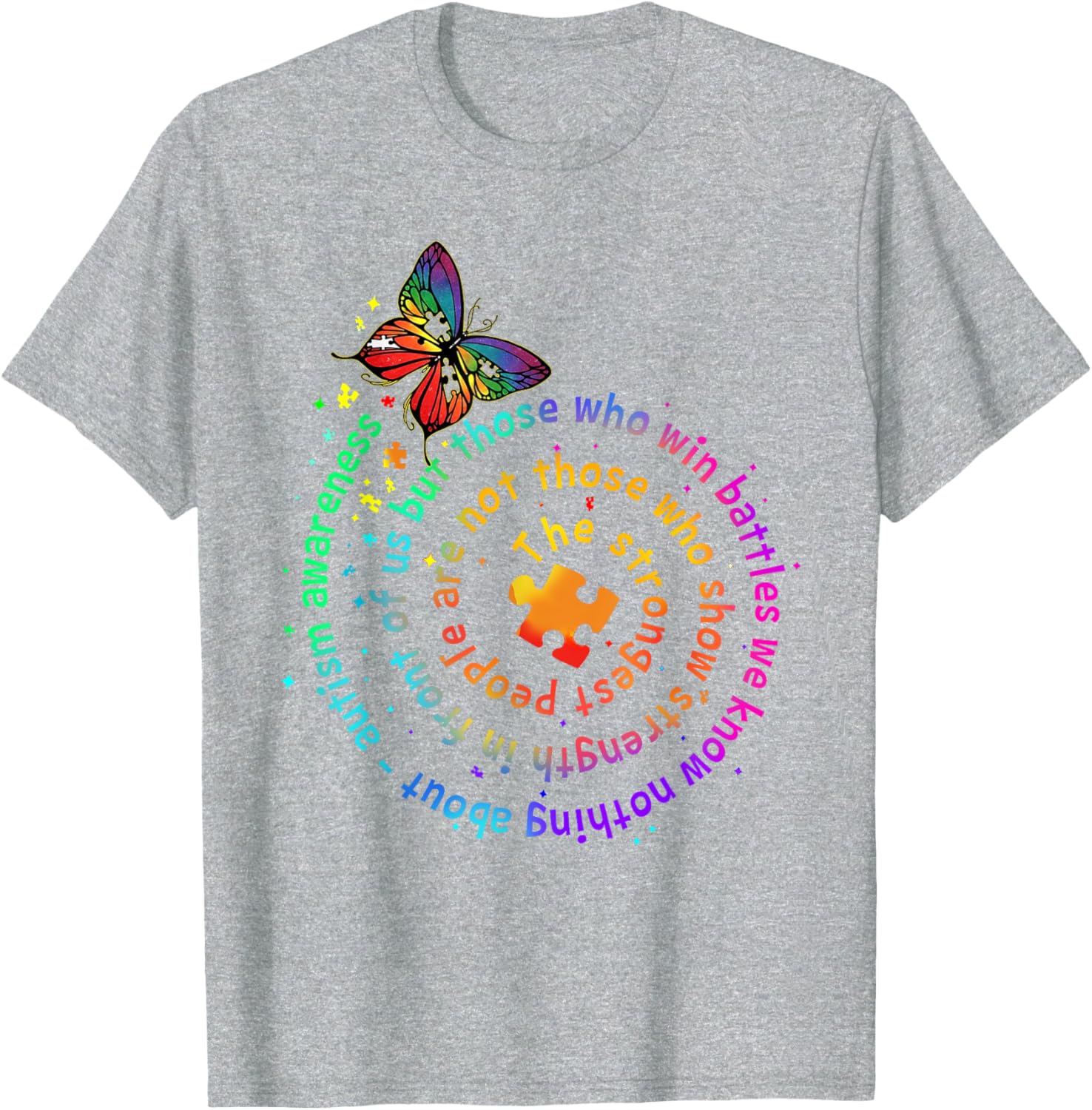 The Strongest People Butterfly Autism Awareness