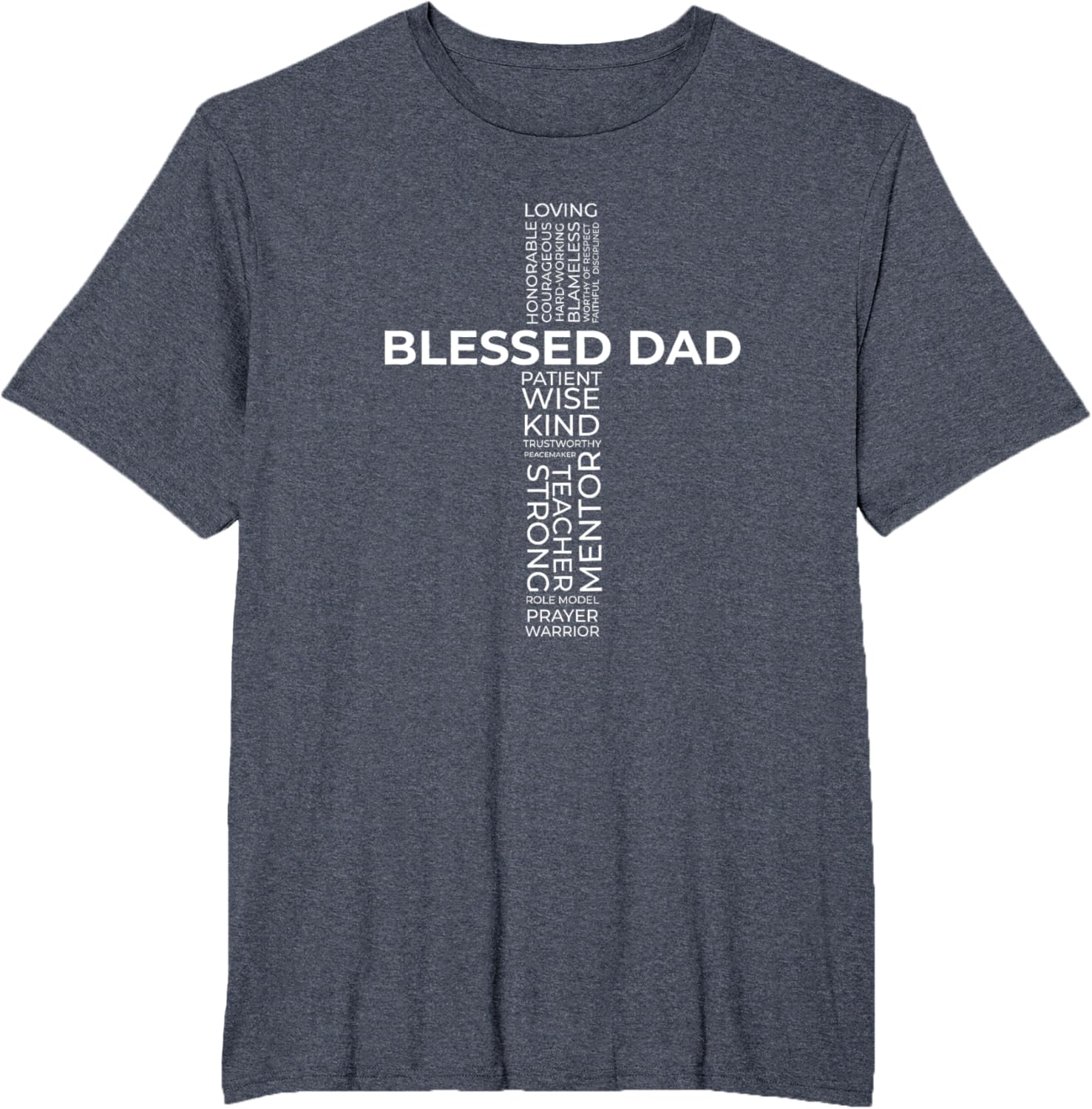 Christian Blessed Dad Cross Father's Day Shirt